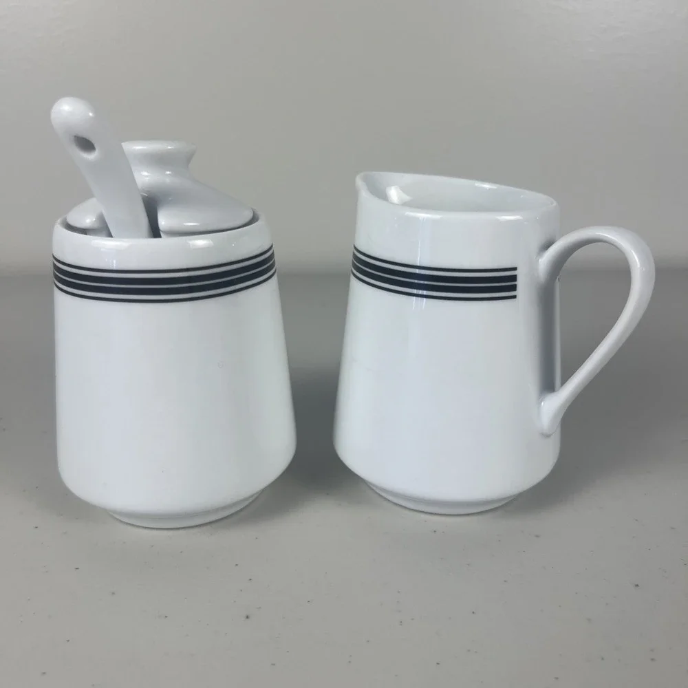Cafe Collection by Pottery Barn CREAMER & SUGAR‎ BOWL SET